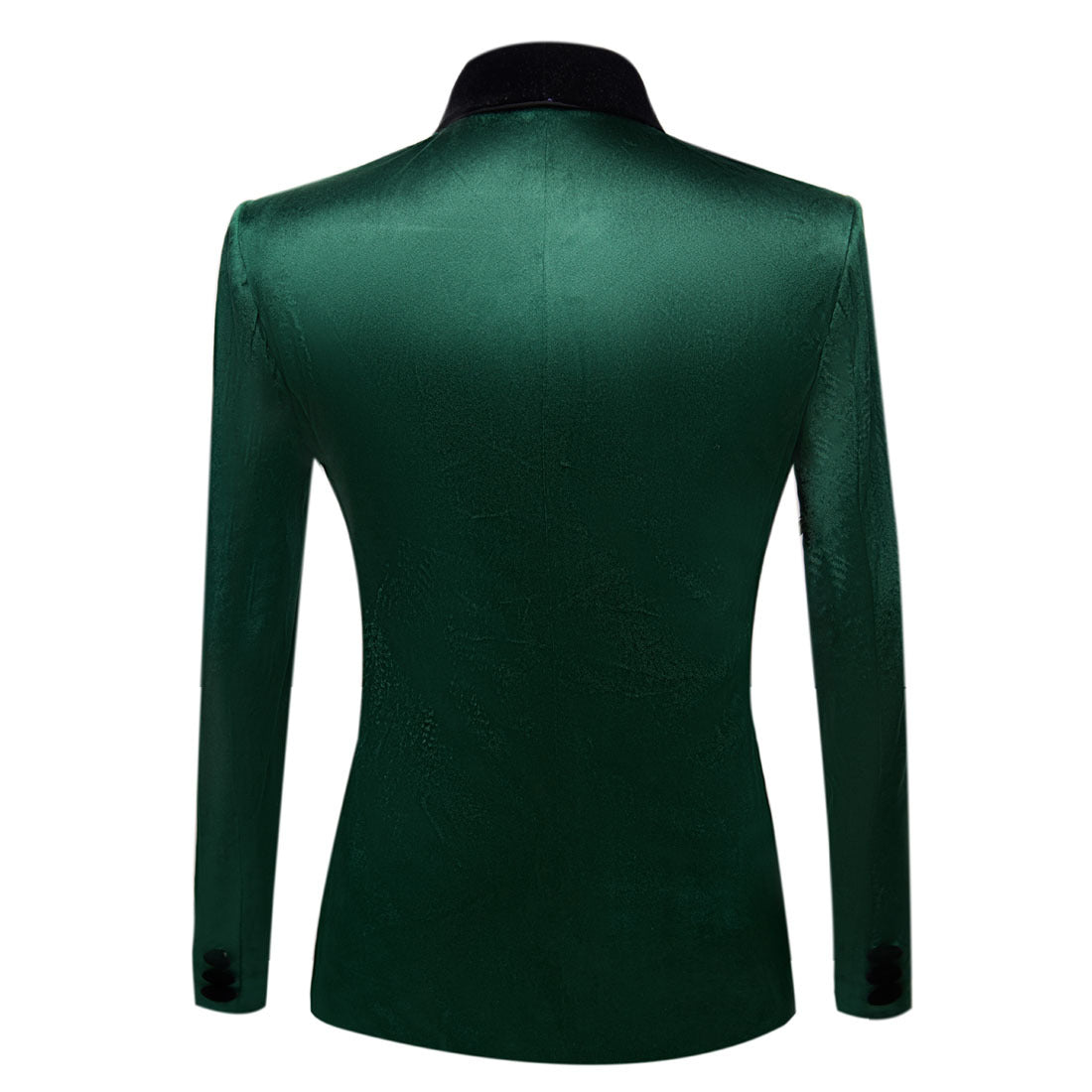 Men's green velvet green jazz dance blazer  singer host choir performance rave dance jackets wedding party groom wedding formal dress coat