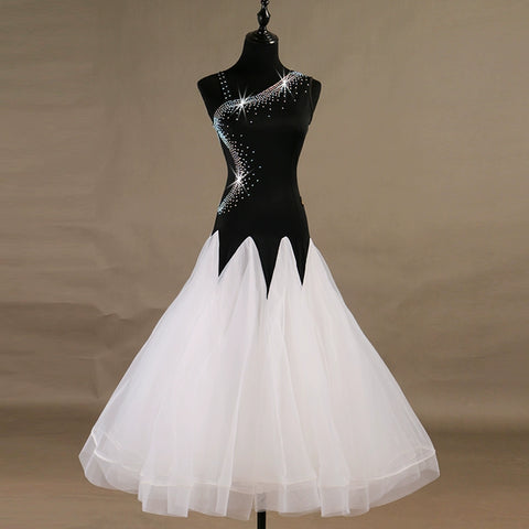 Ballroom Dance Dresses High-end drill-inlaid modern dance dress Tango pendulum Waltz dress Ballroom Dance Dresses