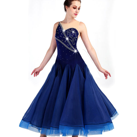 Ballroom Dance Dresses Dance Focus! High-end modern dresses, ballroom dances, dresses, group dancing competition dresses can be customized - 