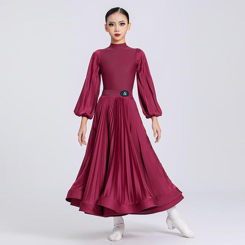 Colorful Competition Ballroom Dance Dresses for Girls Kids Yellow Blue Pink White Red Waltz Tango Swing Skirts for Children