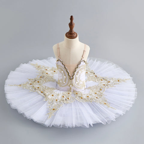 Children Green pink ballet dance dress kids ballerina tutu skirts sleeping beauty girls performance clothes Swan Lake flat tutu