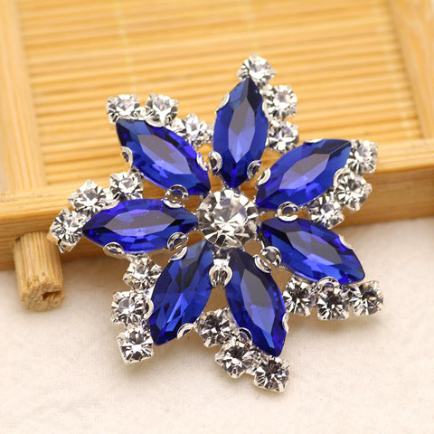 DIY stained glass rhinestone corsage for dance headdress party dress performance shoes hats bags decorations jewelry accessories 4.5cm