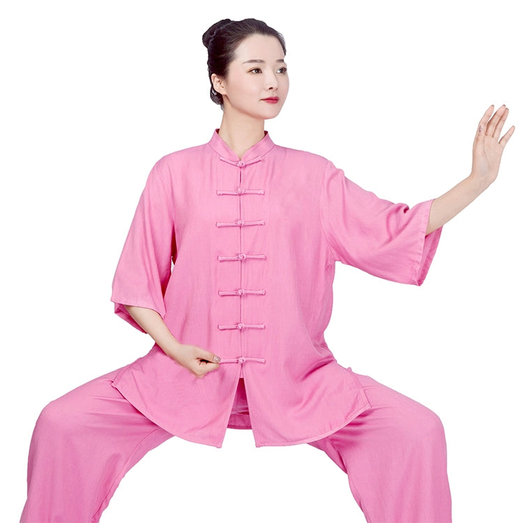 Cotton Linen Tai Chi Clothing for Women Men Chinese Kung Fu Uniforms Morning Exercises Fitness Tai Jiquan Training Clothes