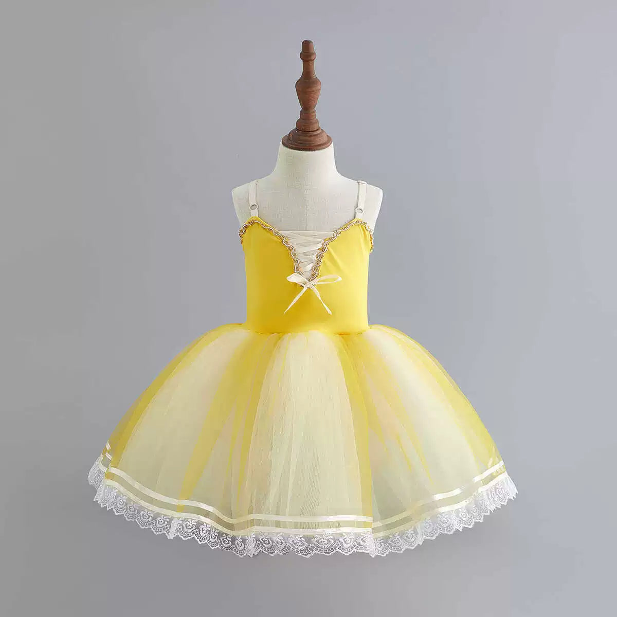 Ballet dance dresses for kids toddlers tutu skirts Red yellow green ballerina ballet performance pancake costumes for children