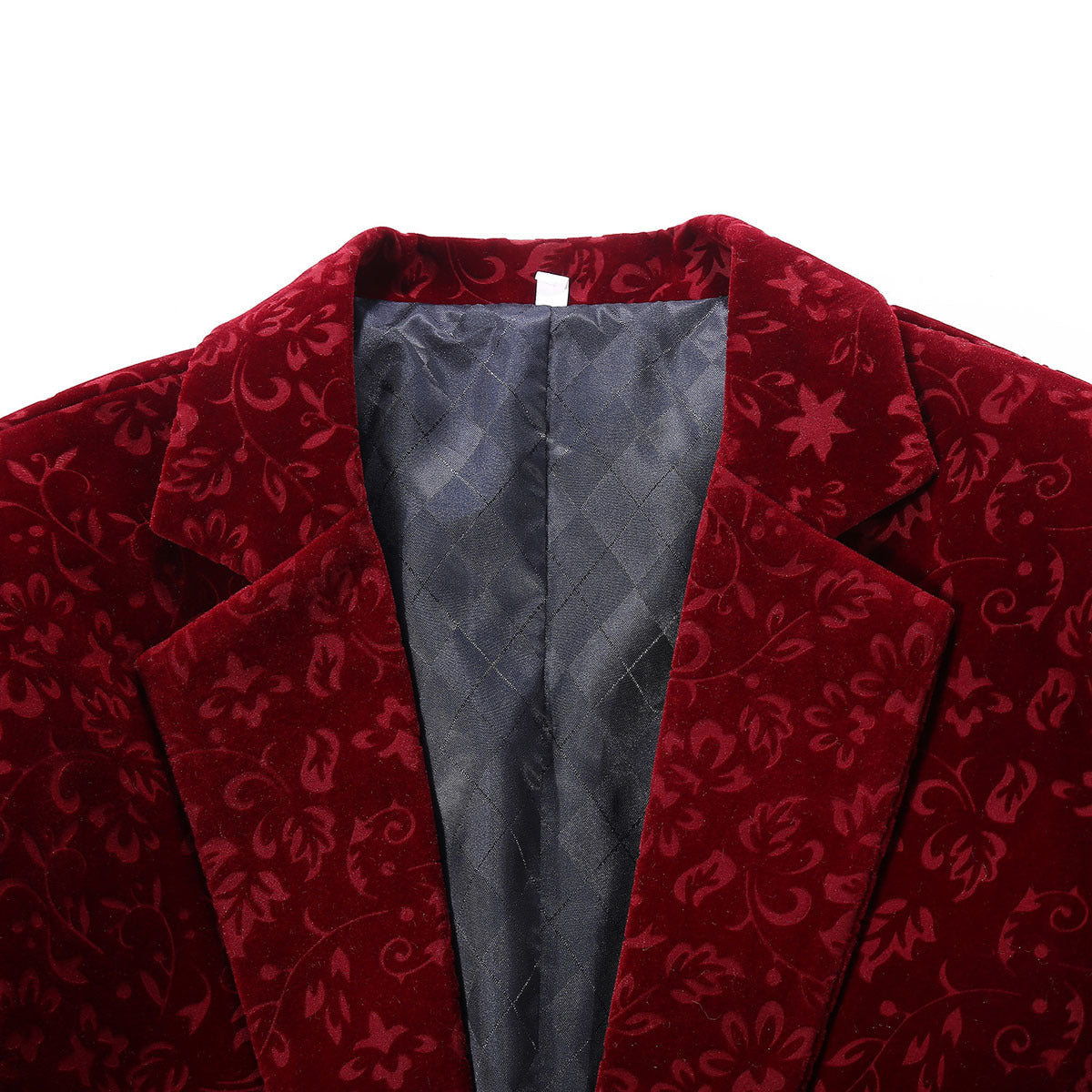 Men's Jazz Dance Wine Red Blazers Wedding Party Dress Suit Choir Singer Pianist Performance Jacket Wedding Party Groom Photos Shooting Formal Suit