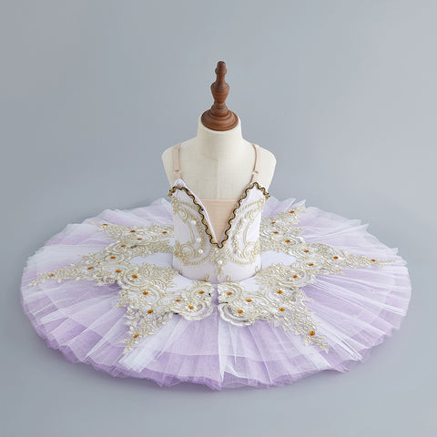 Children Green pink ballet dance dress kids ballerina tutu skirts sleeping beauty girls performance clothes Swan Lake flat tutu