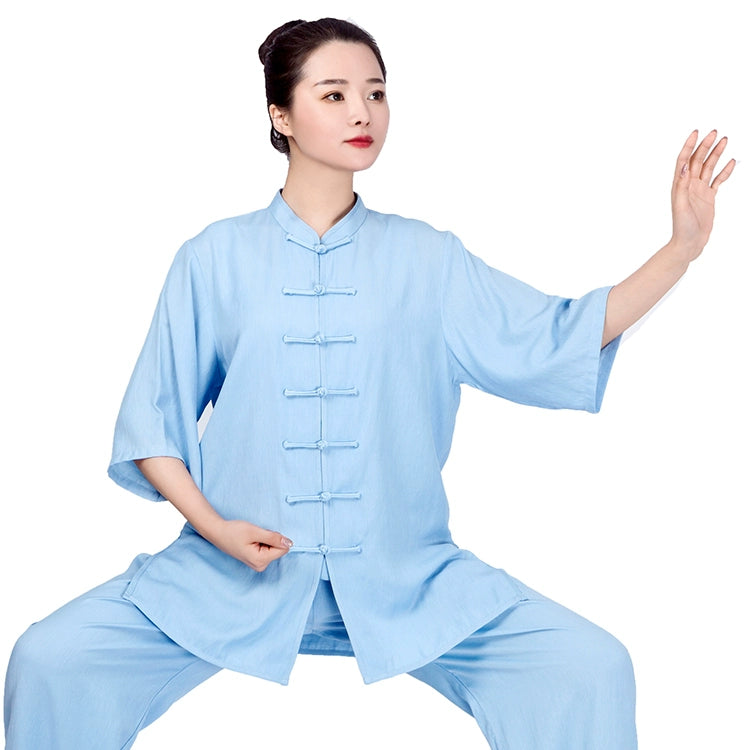 Cotton Linen Tai Chi Clothing for Women Men Chinese Kung Fu Uniforms Morning Exercises Fitness Tai Jiquan Training Clothes