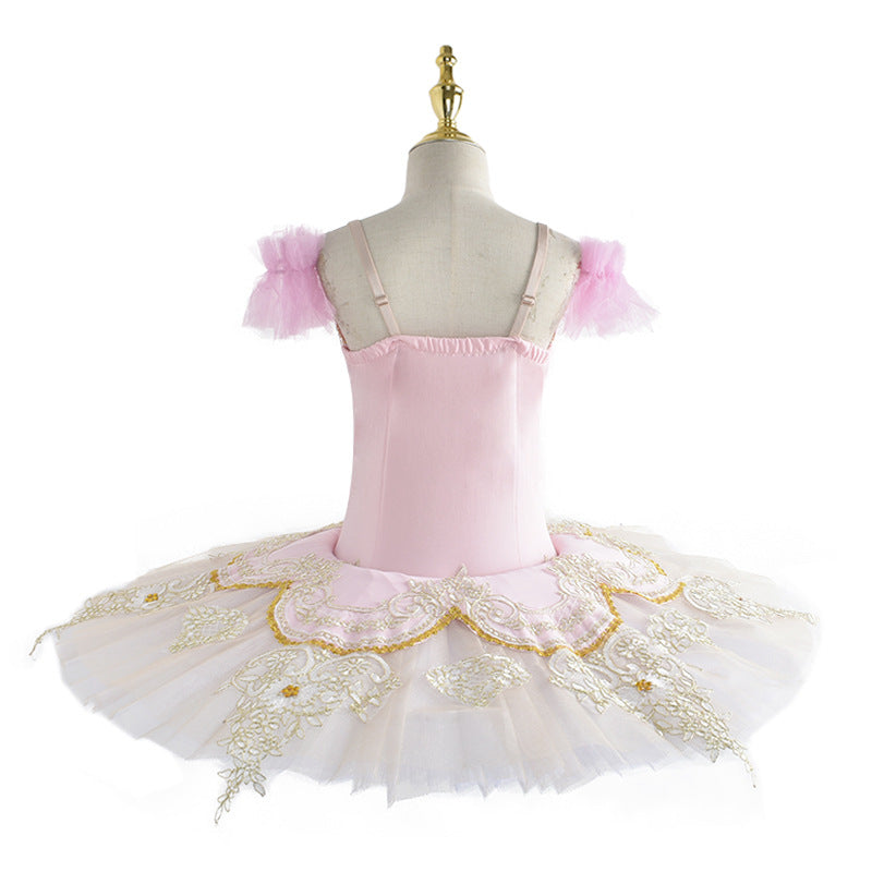 Children's Little Swan Ballerina Ballet dance dresses kids tutu Skirt Classical flat tutu ballet performance costumes for girls