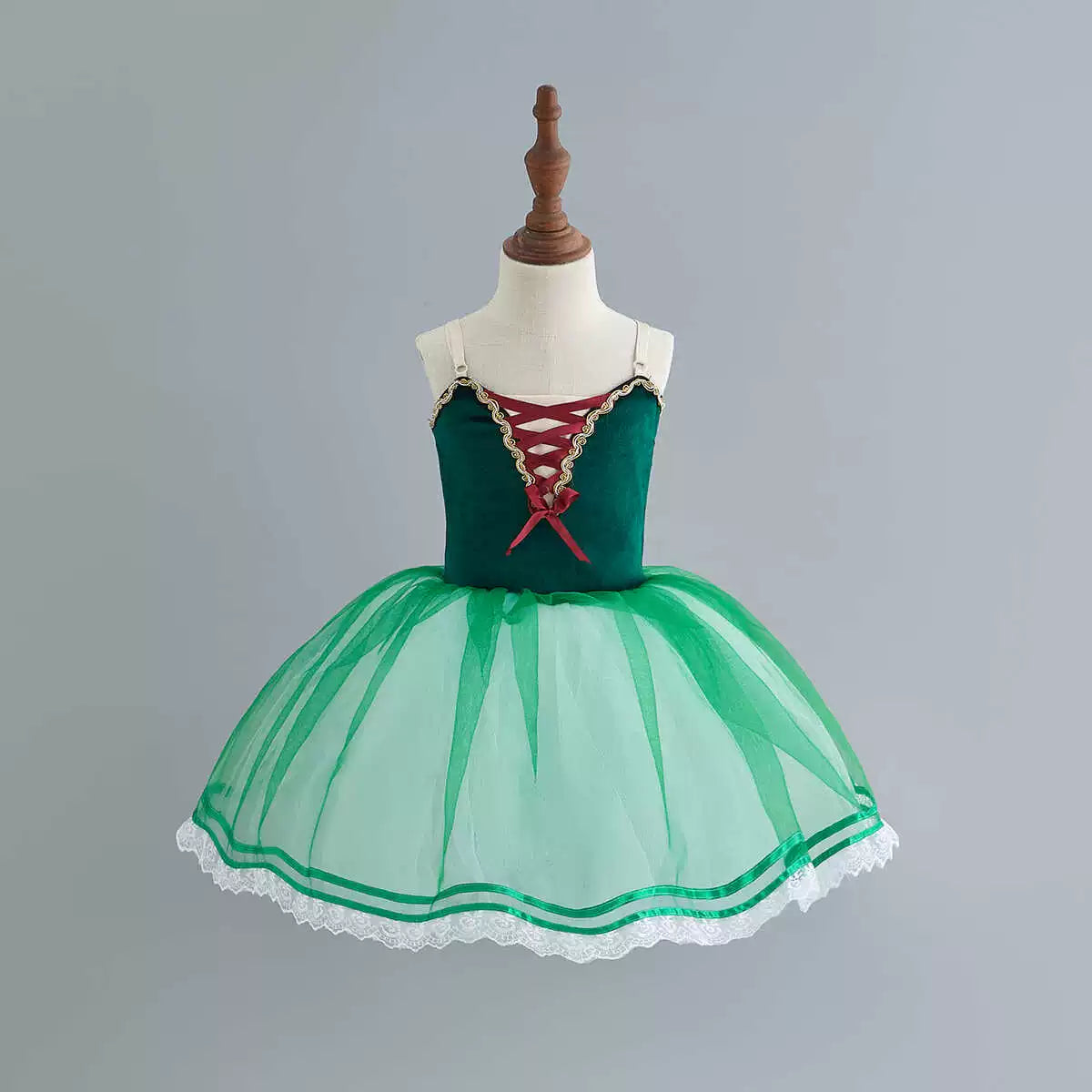 Ballet dance dresses for kids toddlers tutu skirts Red yellow green ballerina ballet performance pancake costumes for children