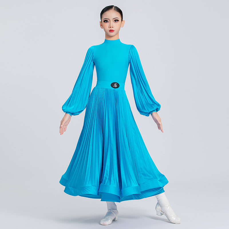 Colorful Competition Ballroom Dance Dresses for Girls Kids Yellow Blue Pink White Red Waltz Tango Swing Skirts for Children