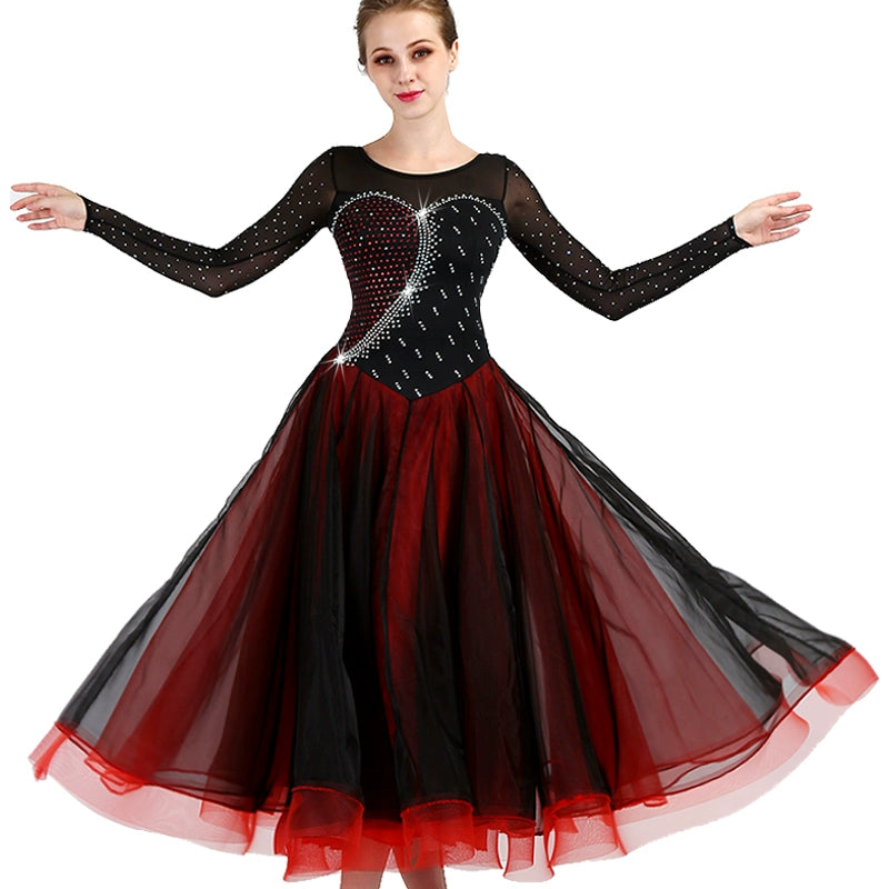 Ballroom Dance Dresses Modern Dance Performance Friendship Dance Big Pendant Skirt Standard Dance Dress Ballroom Dance Dresses