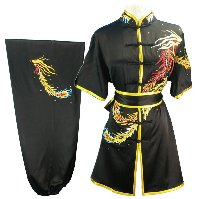 Chinese Martial Arts Clothes Kungfu Clothes Changquan Nanquan Wushu Competition Performs Clothes, Adult Men Children Embroidery Dragon