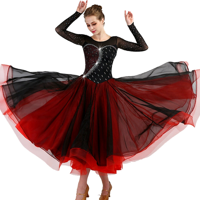 Ballroom Dance Dresses Modern Dance Performance Friendship Dance Big Pendant Skirt Standard Dance Dress Ballroom Dance Dresses